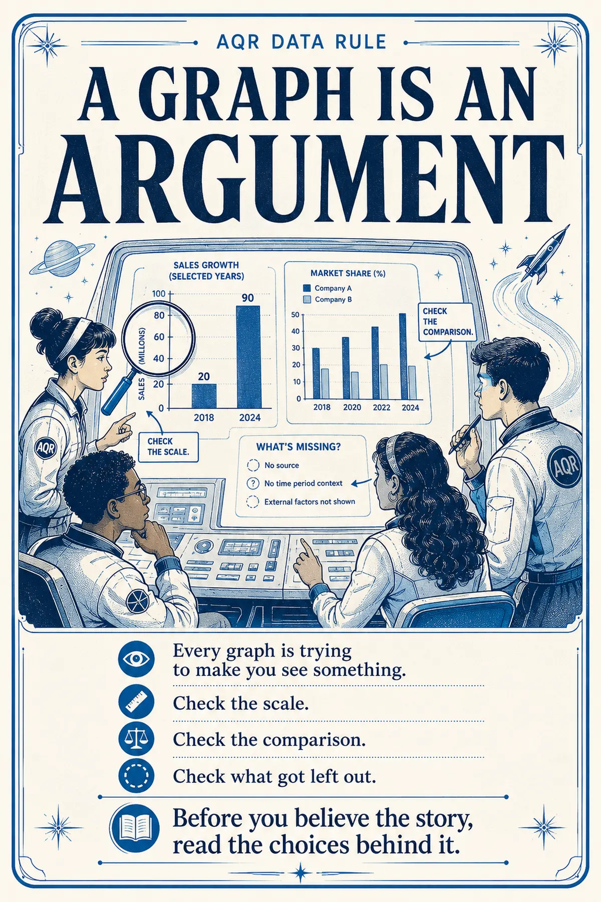 AQR classroom poster: A Graph Is an Argument