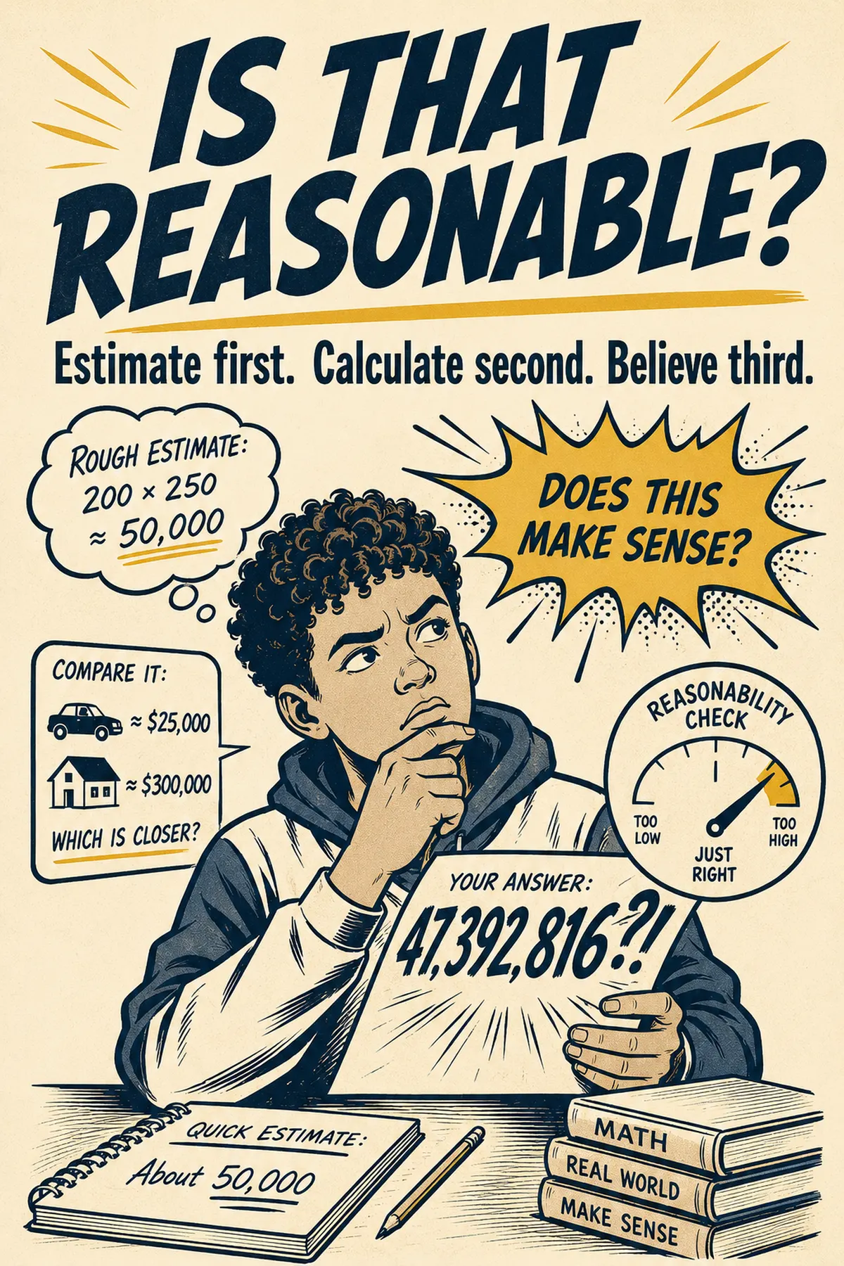 AQR classroom poster: Is That Reasonable?
